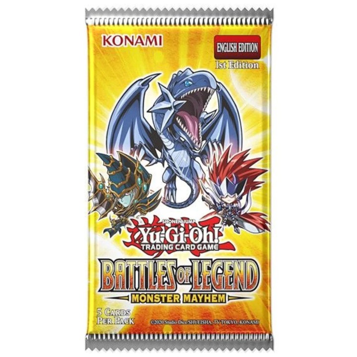Kiterjesztés Konami, Yu-Gi-Oh, Battle of Legends, Monster Mayhem, Booster Csomag