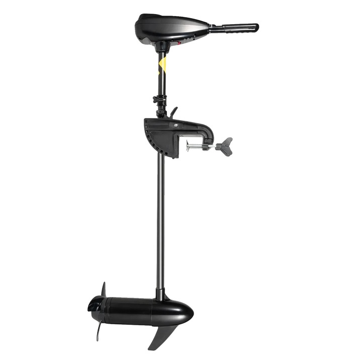 Електрически мотор за лодка, 80 lbs, ръчно управление, черен, 800 W