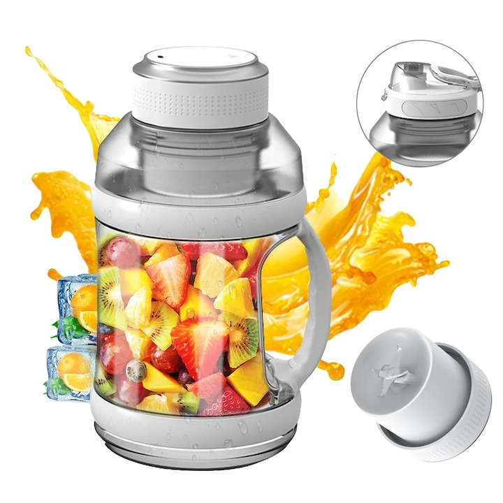 Blender personal, design portabil, capacitate 20 oz, material Tritan, 300W