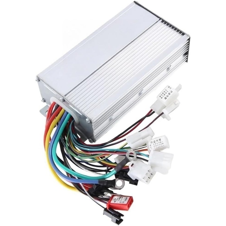 Elektromos vezérlő elektromos robogókhoz, 48V 60V 64V 72V, 1000W 1500W, kompatibilis KUGOO M4, 10 hüvelyk, 12 cső, alumínium, ezüst