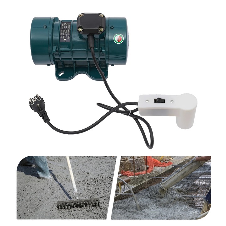 Betonvibrátor motor, 250W, 2840 fordulat/perc, 220V, 150kg, 24x15x16,5cm