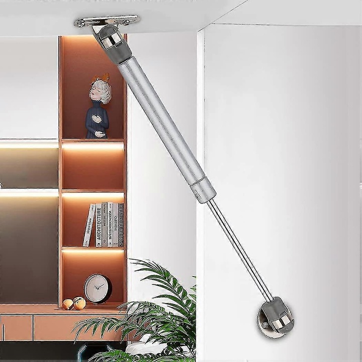 Set 4 amortizoare hidraulice 80N pentru usi de dulap, feronerie mobilier