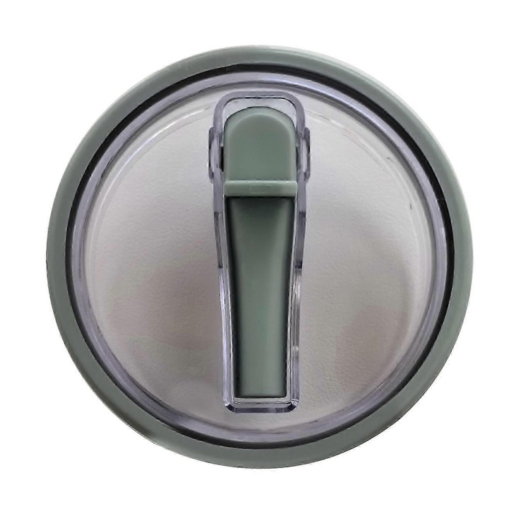 Capac de rezerva pentru termosuri, 10x10x2.6cm, rezistent la scurgeri, compatibil cu termosuri reutilizabile, verde deschis