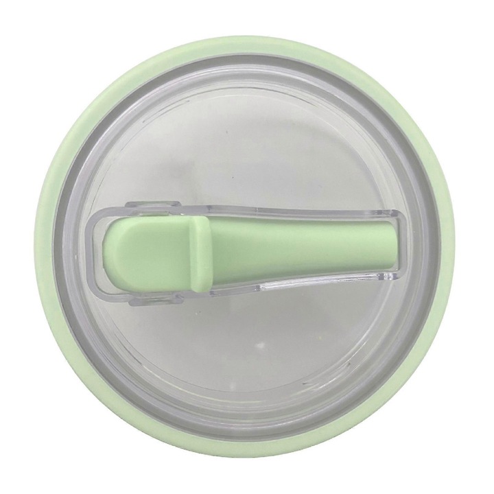 Capac de rezerva pentru termosuri, 10x10x2.6cm, rezistent la scurgeri, compatibil cu termosuri Stanley, verde