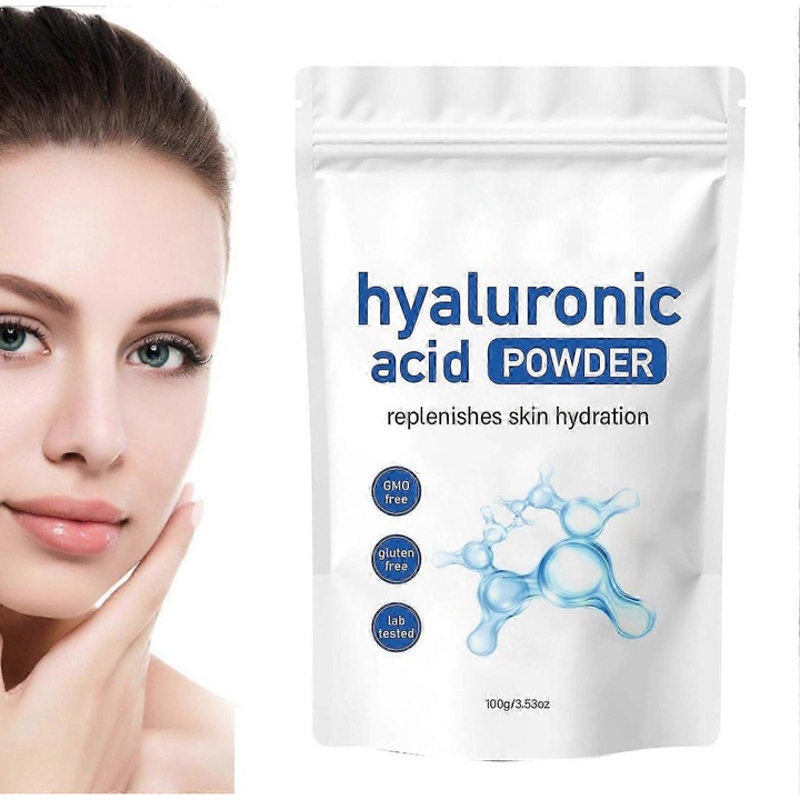 Serum de acid hialuronic 100g, hidratare profunda, vegan, pentru fata si corp