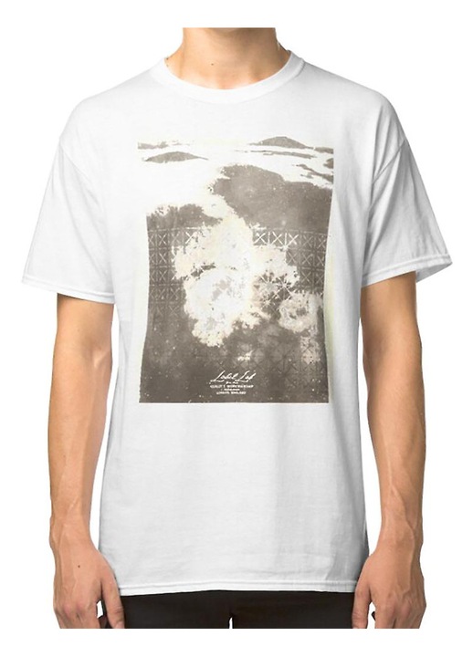 Férfi póló, fehér, 100% pamut, klasszikus szabású