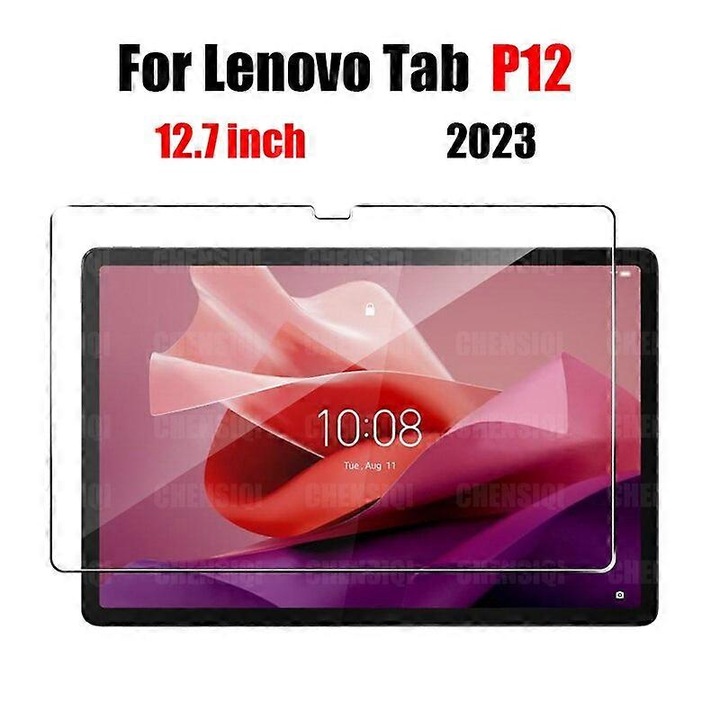 Протектор за екран за таблет, 12.7 инча, твърдост 9H, HD яснота, комплект за Lenovo Tab P12 2023