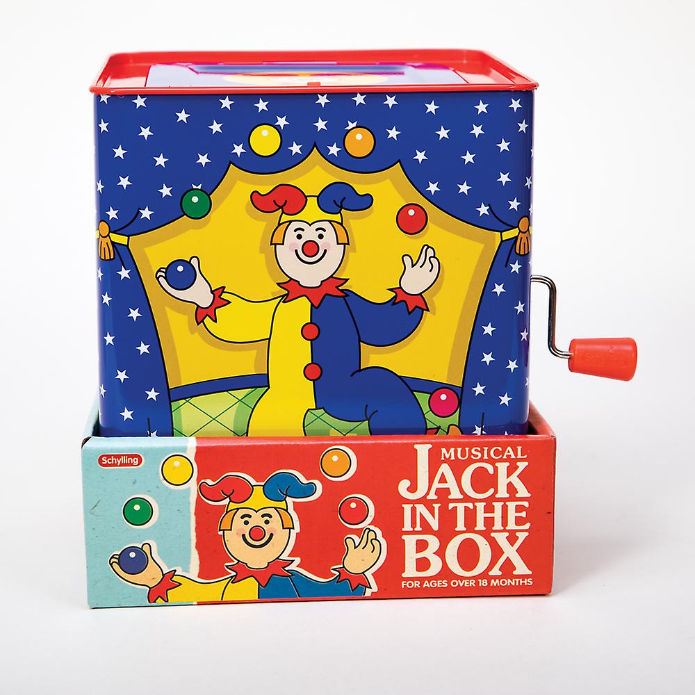 Jucarie Jack in the Box, melodie Pop Goes The Weasel, design