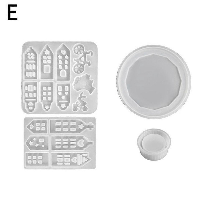 Forme prajituri, silicon, alb