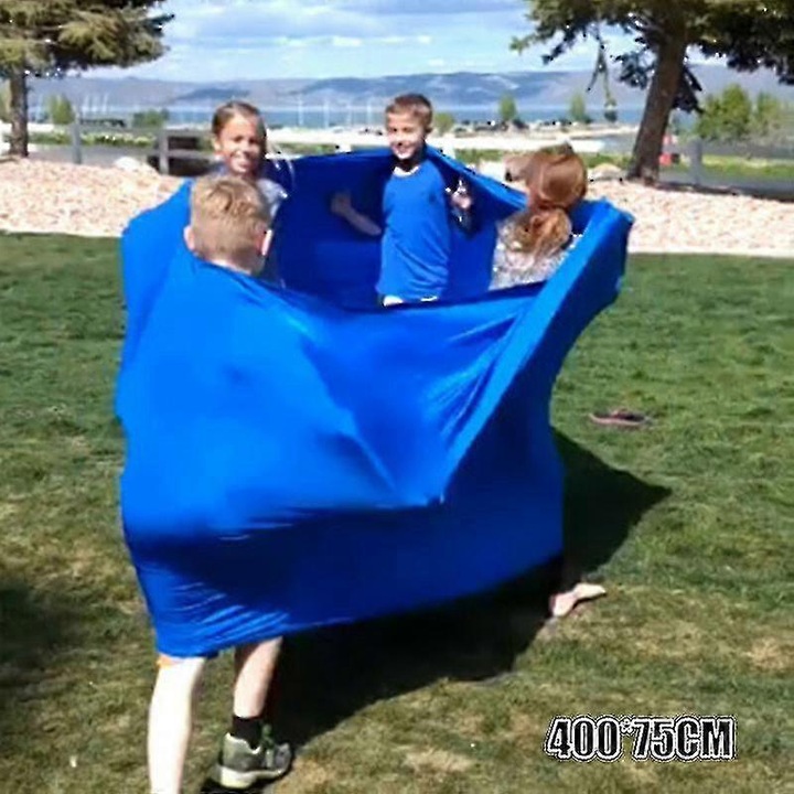 Seturi de constructie, Chuncc, banda elastica, 400x75cm, albastru