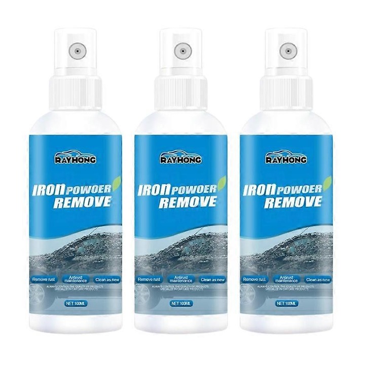 Set 3db Rozsdaeltávolító Autóhoz, Tisztítás és Ápolás, 100ml