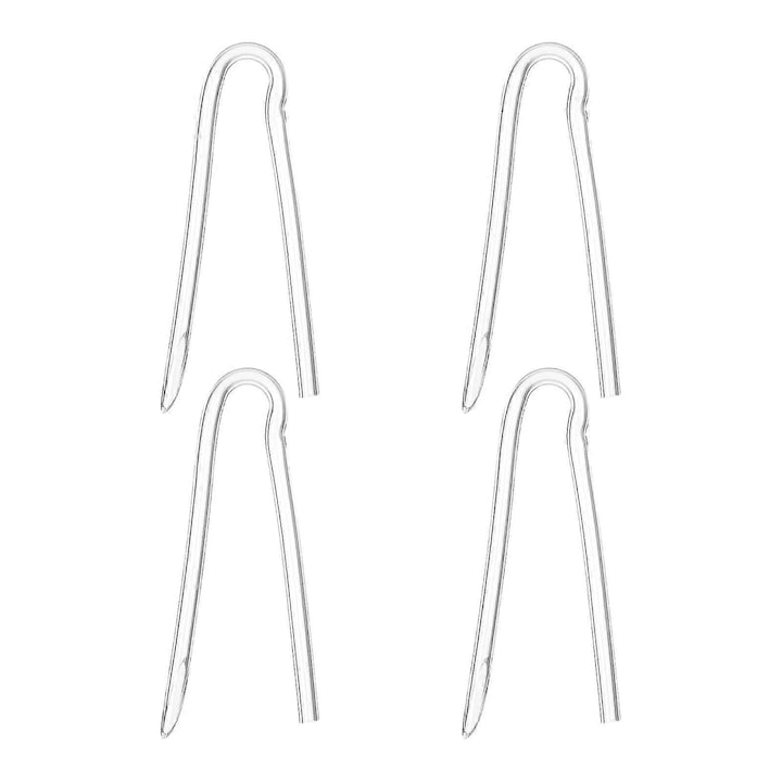 Set 4 tuburi pentru aparate auditive, PVC, 7x3x0.5cm