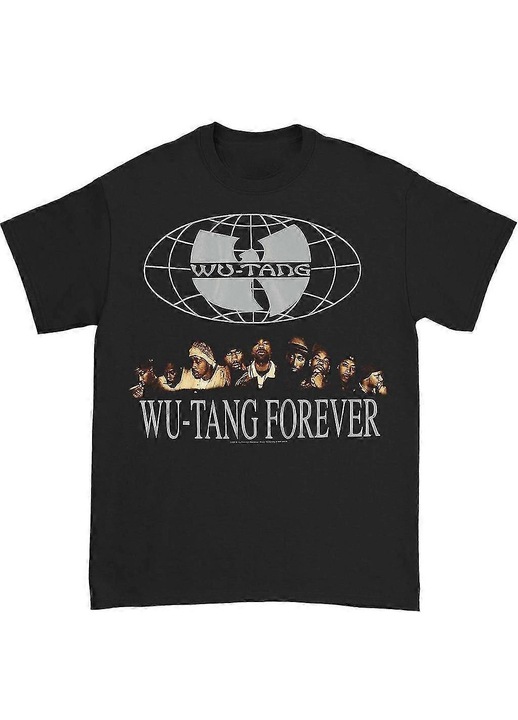 Wu Tang Clan polo, 100% pamut, Fekete