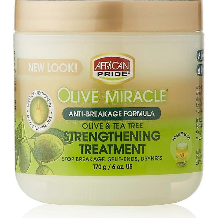 Afrikai olíva töredezés elleni krém, 170g, többszínű