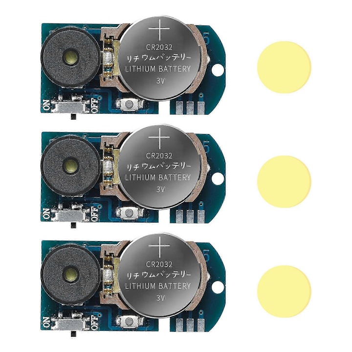 Set 3 Dispozitive de Farse cu Sunete, Jucarii Interactive pentru Copii, Compacte, 1.69x0.51x0.42 inch, Multicolor