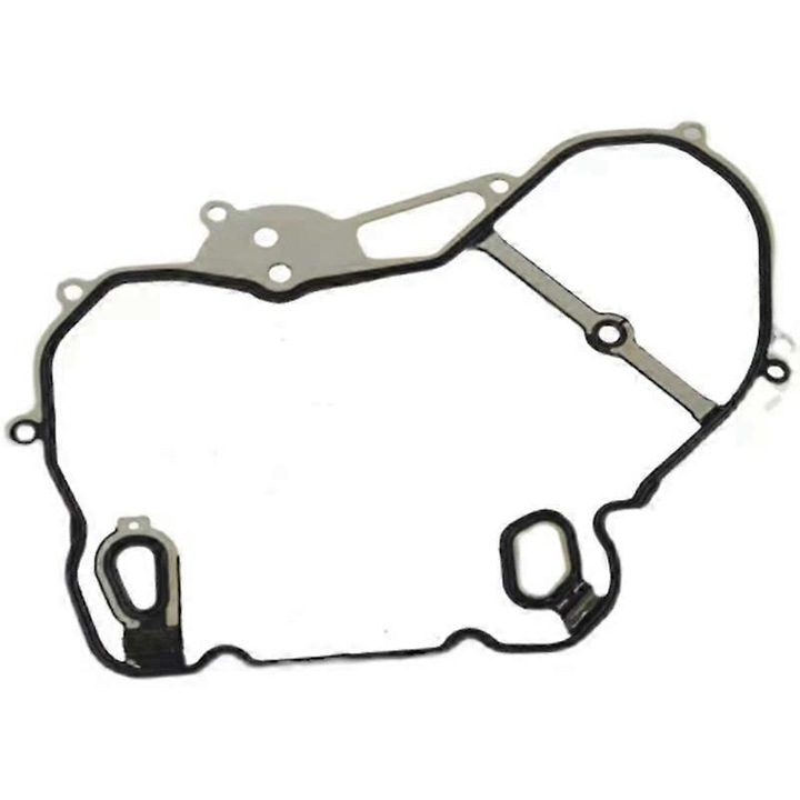 Garnitura capac distributie 24435052, argintie-neagra, pentru modele 9-3, 9-5, 159, Brera, Spider, BLS, Captiva, Alero, VX220