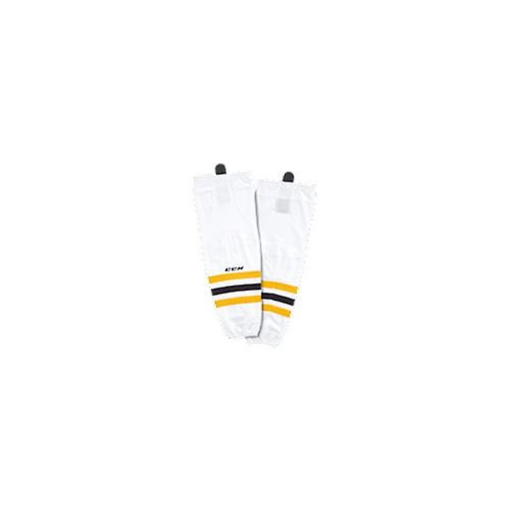 Férfi sportszokni, Pittsburgh Away, 100% poliészter, fehér, 30