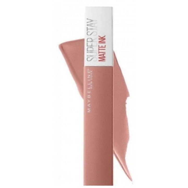 Ruj lichid Maybelline Super Stay Matte Ink, 5ml, nuanta 60 Poet, finish mat, rezistenta 16 ore