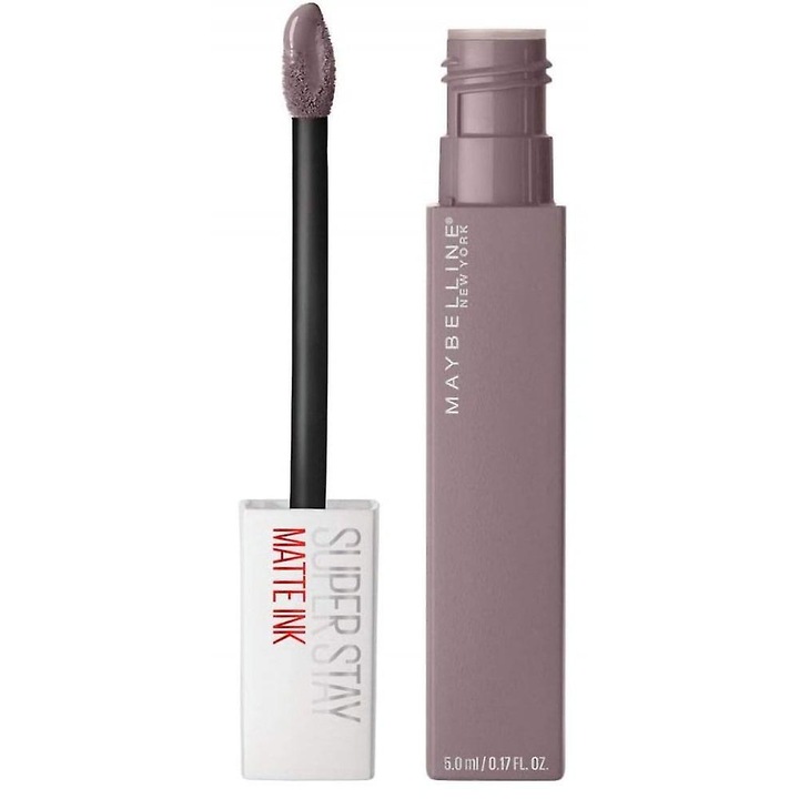 Ruj lichid Maybelline Super Stay Matte Ink, 5ml, nuanta 90 Huntress, finish mat, rezistenta 16 ore