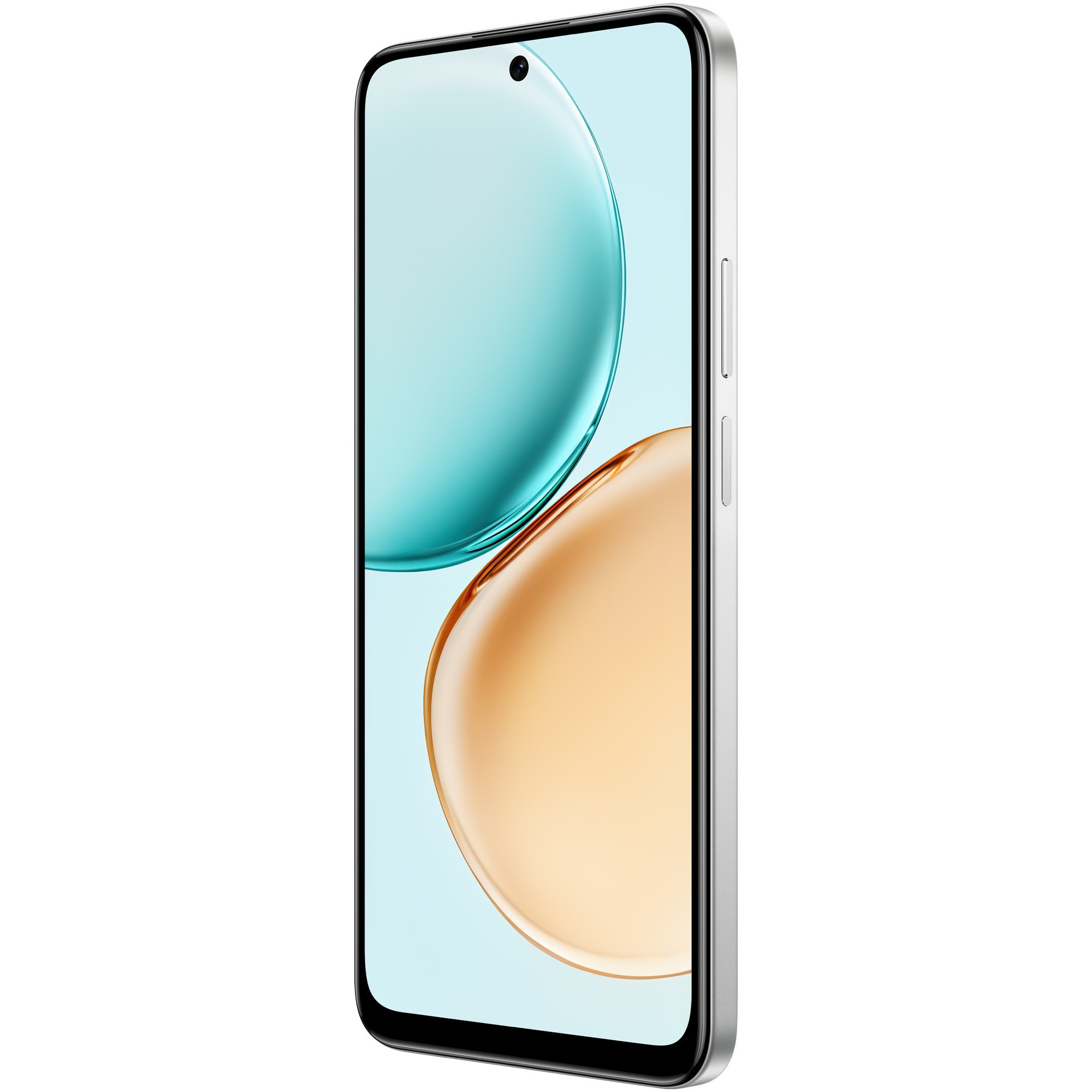 Telefon mobil HONOR X7d, Dual SIM, 8GB RAM, 256GB ROM, Meteor Silver - Casti Honor Choice Earbuds X7e Active incluse