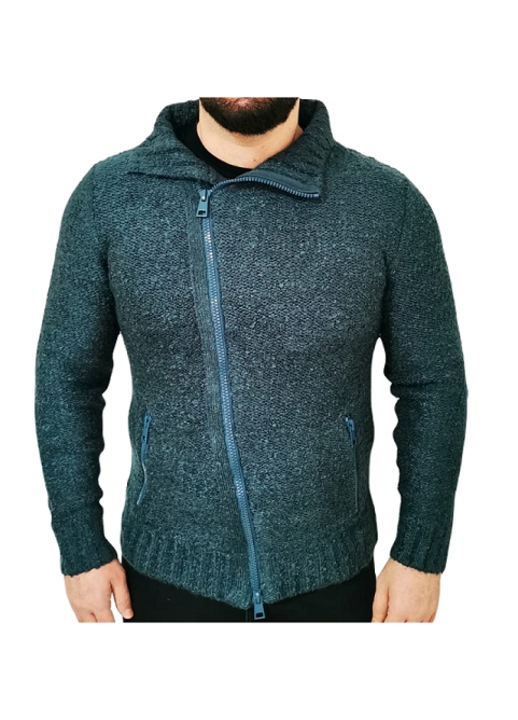 Cardigan/pulover Piazza Italia, regular fit, gros pentru barbati, Multicolor