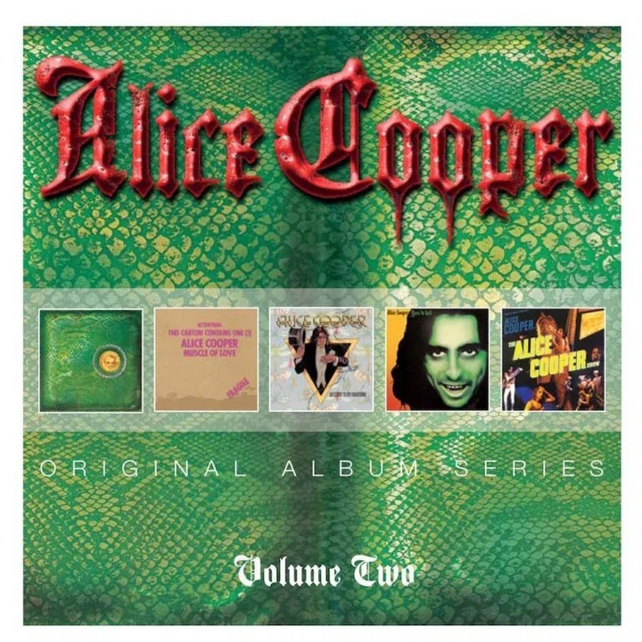 Set CD Alice Cooper: Original Album Series vol. 2, 5CD, Rock, 5 albume