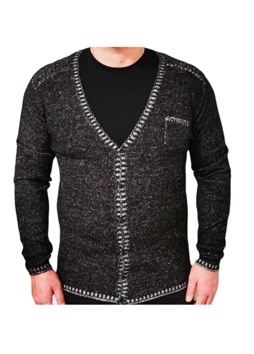Cardigan/pulover Piazza Italia, regular fit, pentru barbati, marimea XL