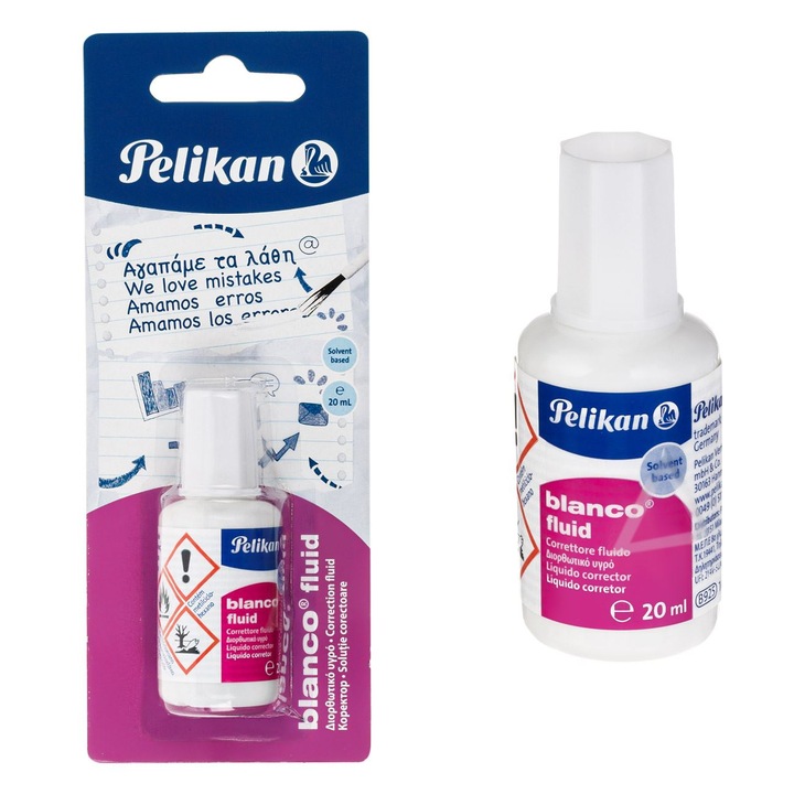 Corector lichid cu pensula 20ml - pelikan