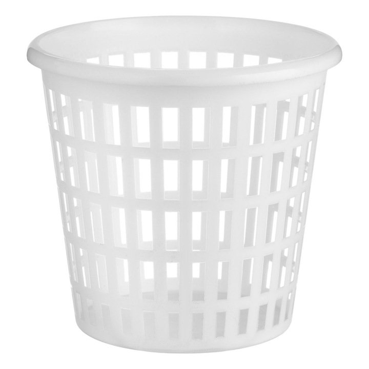 Cos de gunoi alb pentru birou ø15x14.5cm