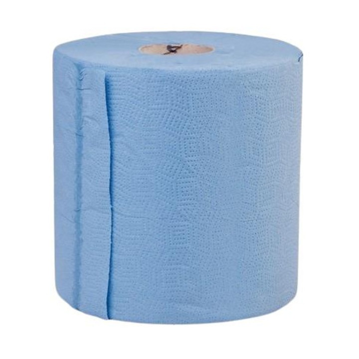 Комплект от 2 ролки хартия MADDOX 1026, 3 слоя, целулоза, синьо