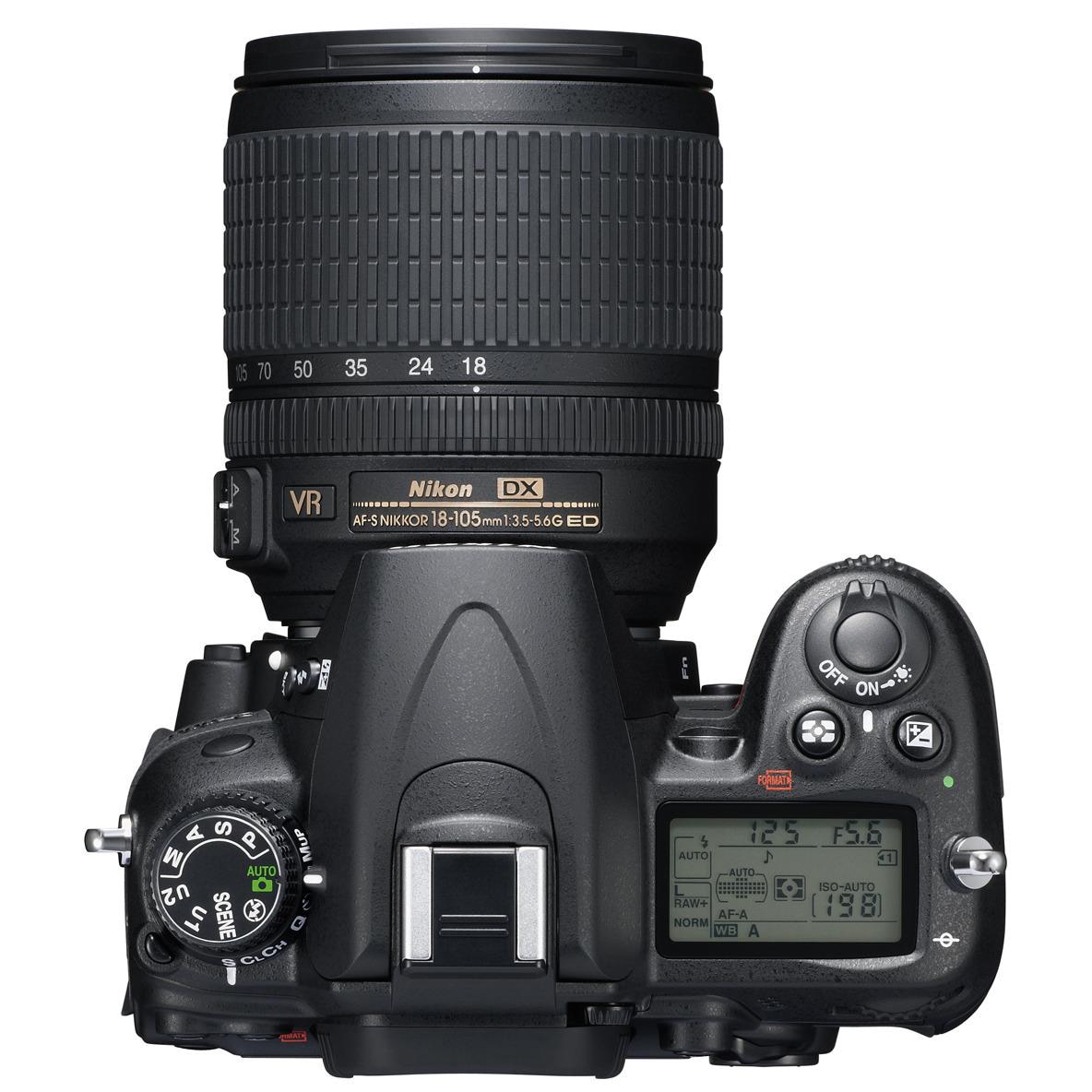 Aparat foto DSLR Nikon D7000, 16.2MP, Black + Obiectiv 18-105mm VR