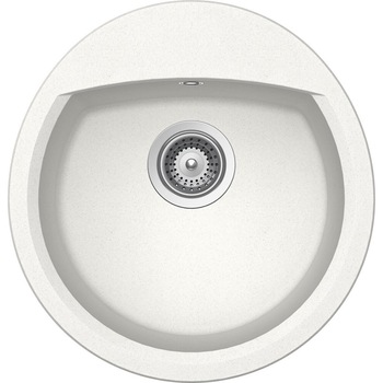 Chiuveta Granit Schock Manhattan R-100 Alpina Cristalite 470 x 490 mm, adancime cuva 195 mm, reversibila, montare pe blat Chiuveta Granit Schock Manhattan R-100 Alpina Cristalite 470 x 490 mm, adancime cuva 195 mm, reversibila, montare pe blat