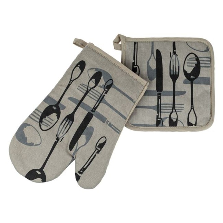 Kesztyű és szalvéta bézs - 2 db