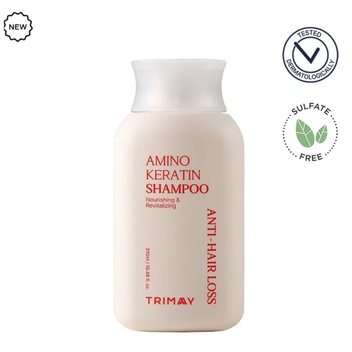 Sampon impotriva caderii parului, hranitor si revitalizant, cu Amino Keratin, Trimay, 310 ml