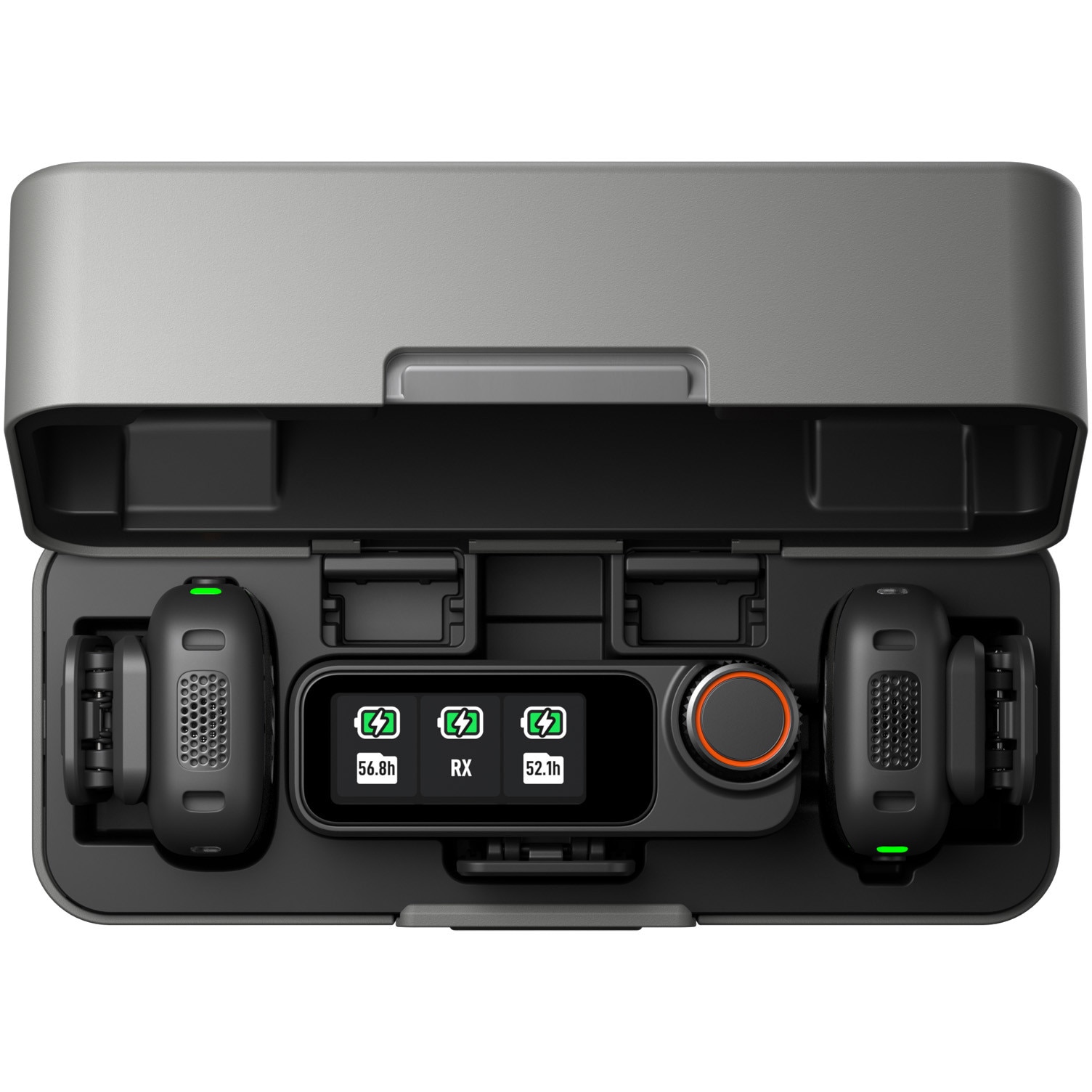 Kit DJI MIC 3, 2x microfon, 1x receptor, 1x statie incarcare