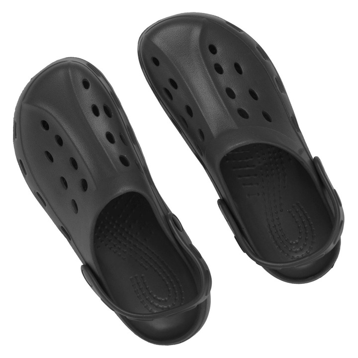 Saboti negri pentru bărbați, curea, material EVA, One Size INTL