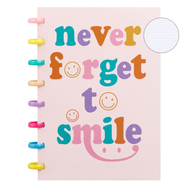 Dictando A5-ös jegyzetfüzet színes borítóval és 3 témával ellátott utántöltő - 96f