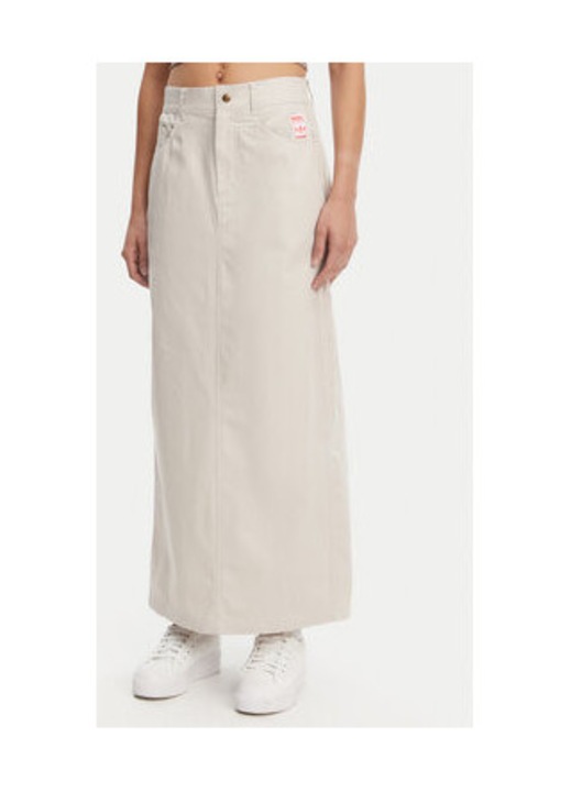 Fusta din denim cu talie medie