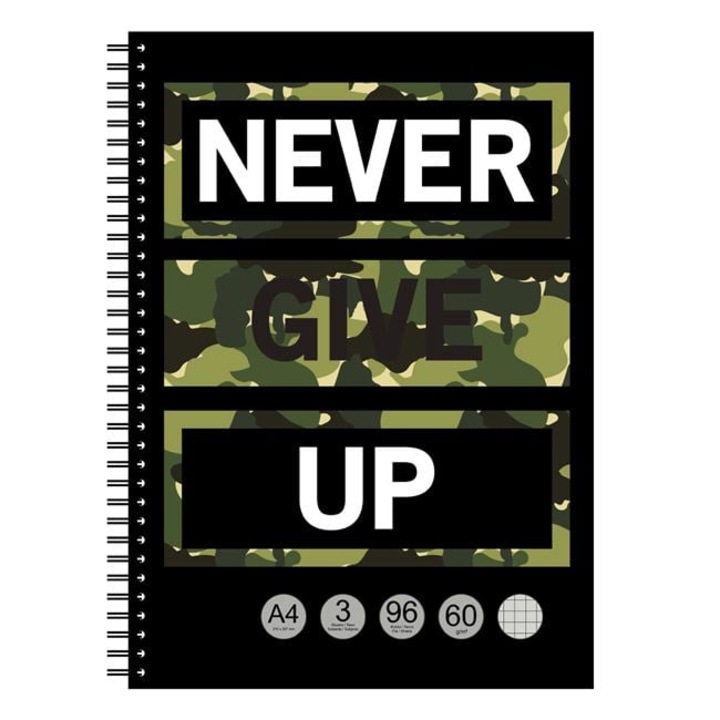 Kombináld a stílust és a funkcionalitást az Antbro A4 Matematika füzettel – Spirálos Camouflage borítóval – 3 tárgy, 96 lap