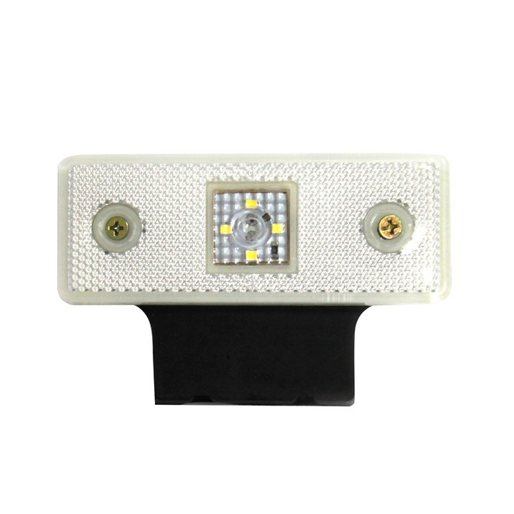 Lampa alba laterala cu 4 Leduri SMD 12/24V