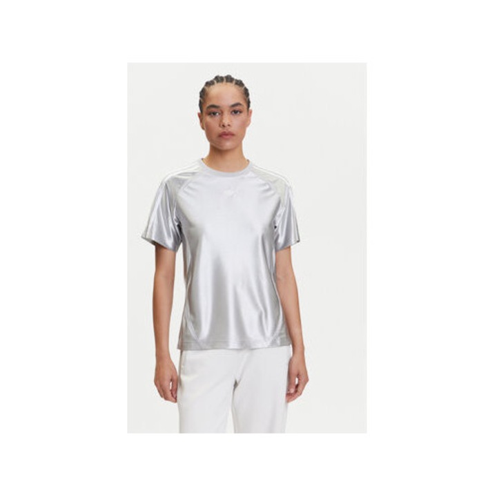 Tricou cu aspect metalizat, S INTL