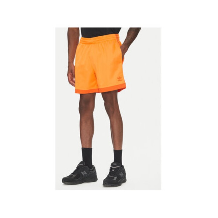 Спортни къси панталони с принт, Оранжев