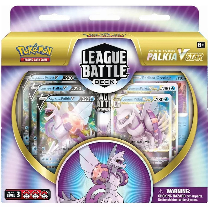 Комплект карти Pokemon TCG Origin Forme, Palkia VSTAR League Battle Deck