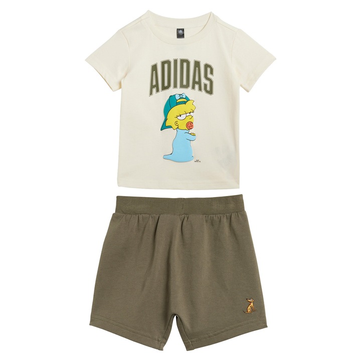 Set tricou si pantaloni scurti cu print