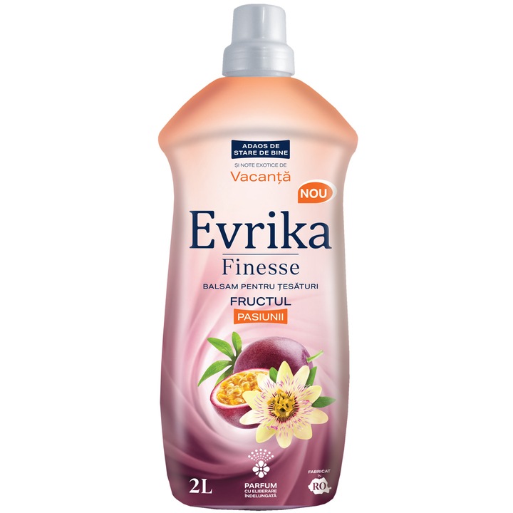 Evrika Finesse Öblítő, Szenvedély Gyümölcse, 2 l