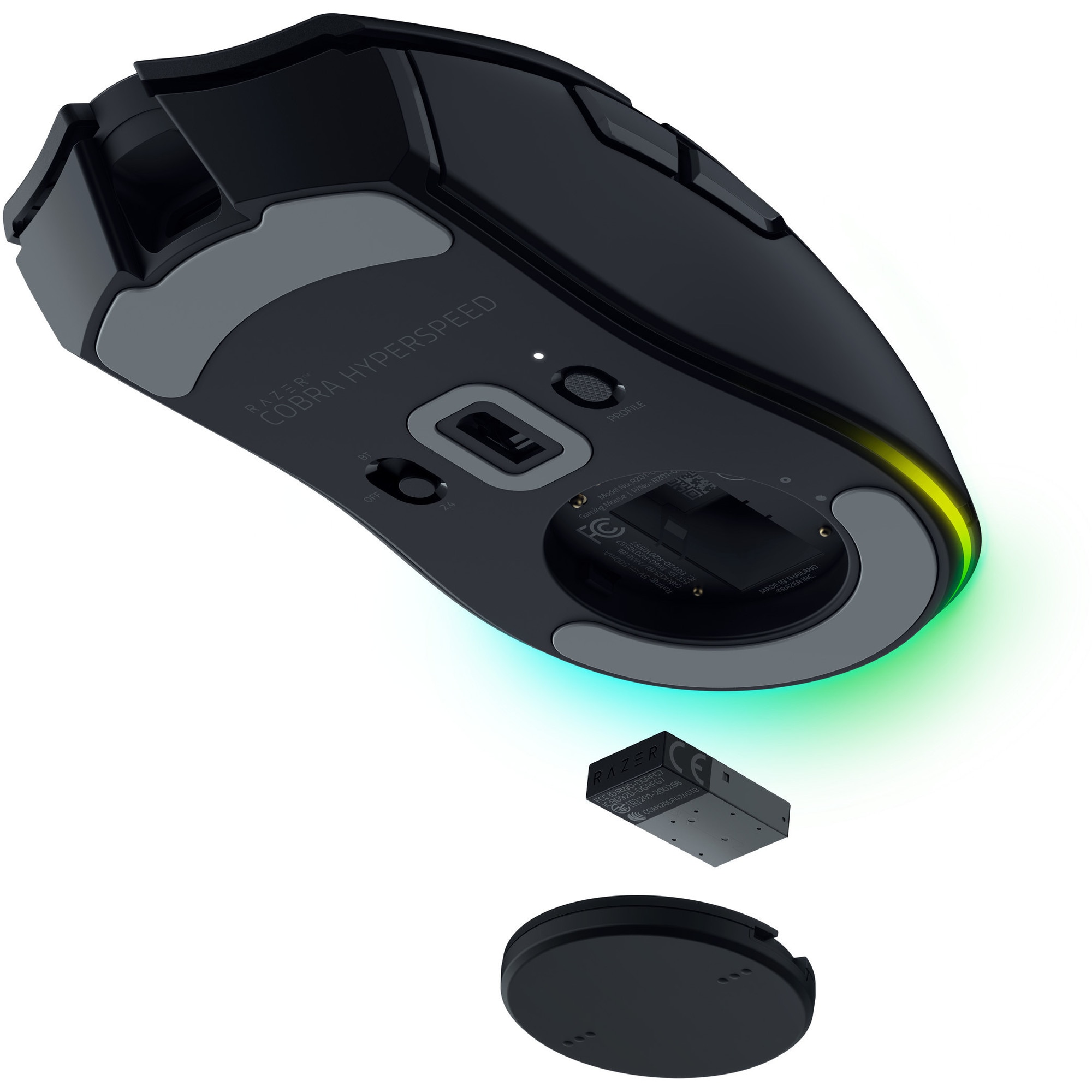 Mouse gaming wireless Razer Cobra HyperSpeed, 26K DPI, iluminare