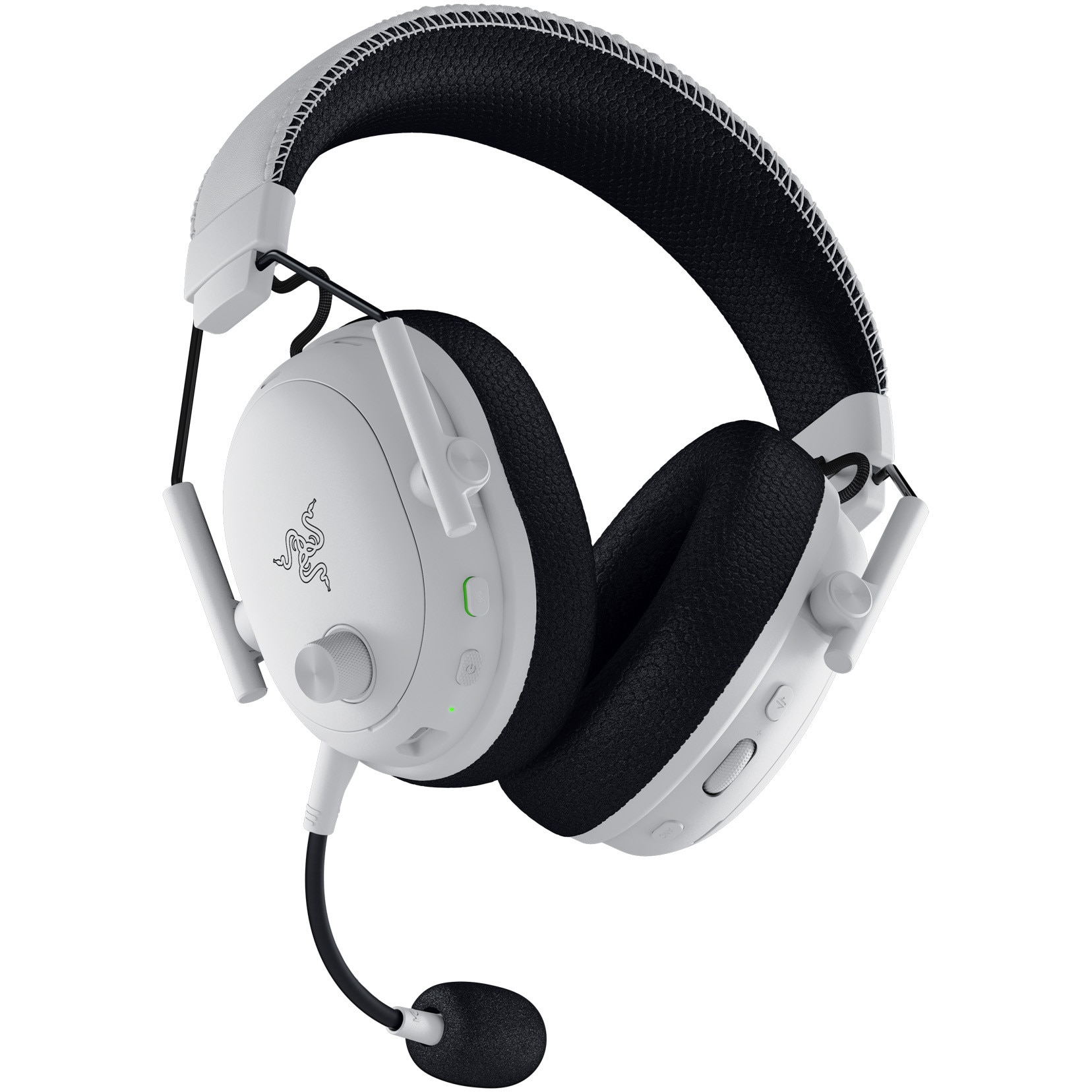 【新品】Razer BlackShark V3 Pro White Casti gaming wireless Razer Blackshark V3 Pro, microfon