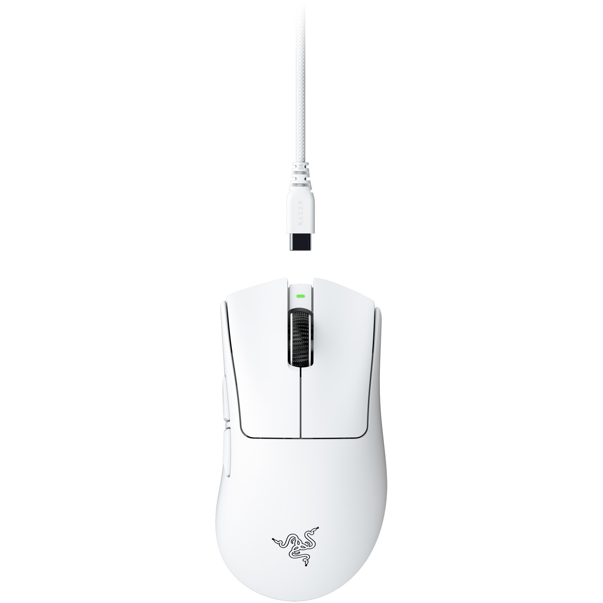 Mouse gaming wireless Razer DeathAdder V4 Pro, 45K DPI, alb - eMAG.ro