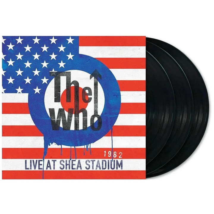 Who: Live At Shea Stadium 1982 - 3 bakelit, rock, 33x33cm