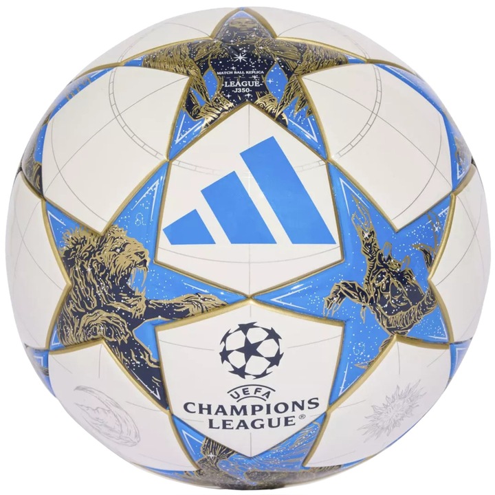 Focilabda, adidas UEFA Champions League J350 labda JP1543, fehér, 5